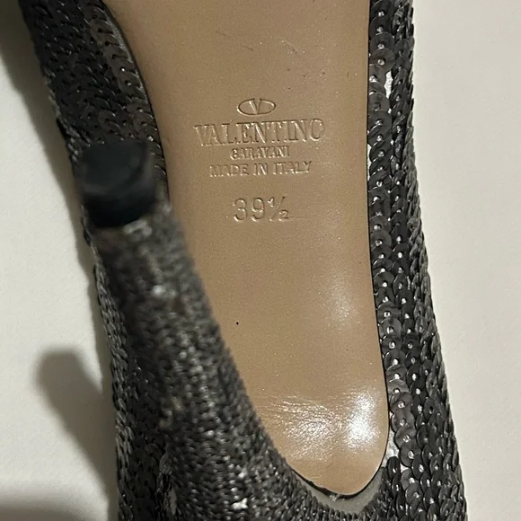 Valentino garavani sequin peep to pumps - Picture 11 of 16